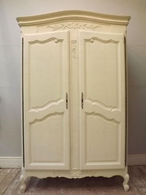 vintage french double door armoire